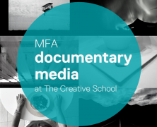 Toronto Metropolitan University School of Image Arts: Documentary Media MFA Accepting applications for Fall 2022
